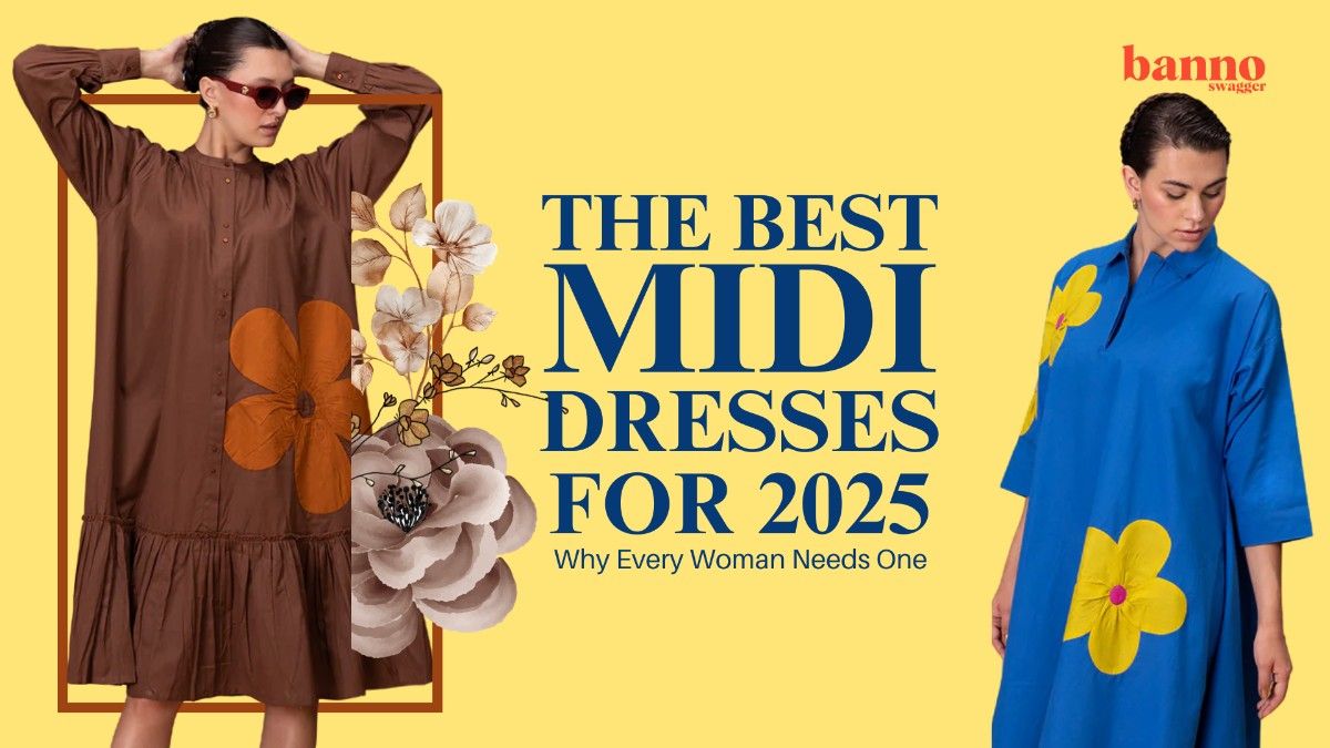 Midi Dresses For Women | Trend in 2025 | Banno Swagger Bannoswagger Midi Dresses For Women | Trend in 2025 | Banno Swagger Bannoswagger