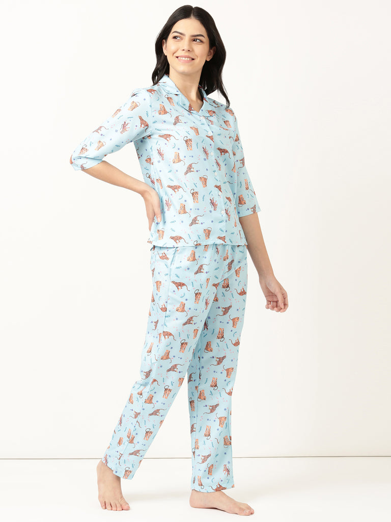 Muslin Coords - Sky Blue Brutes-Muslin Lounge-Bannoswagger