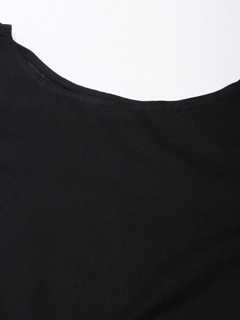 Inky Black Pure Cotton Coords-Luxe Cotton Coords-Bannoswagger