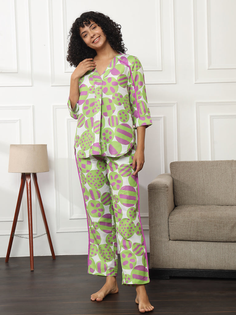 Muslin Coords- Abstract Print-Muslin Lounge-Bannoswagger