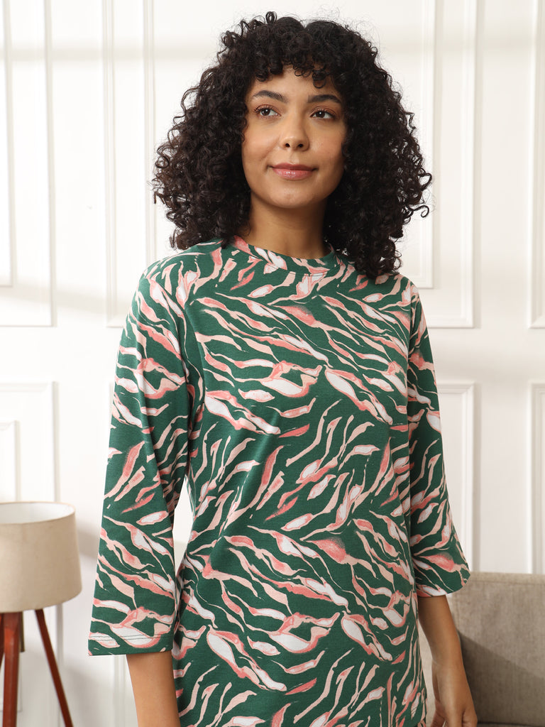 Cotton Jersey Emerald Lounge Set-Cotton Sets-Bannoswagger