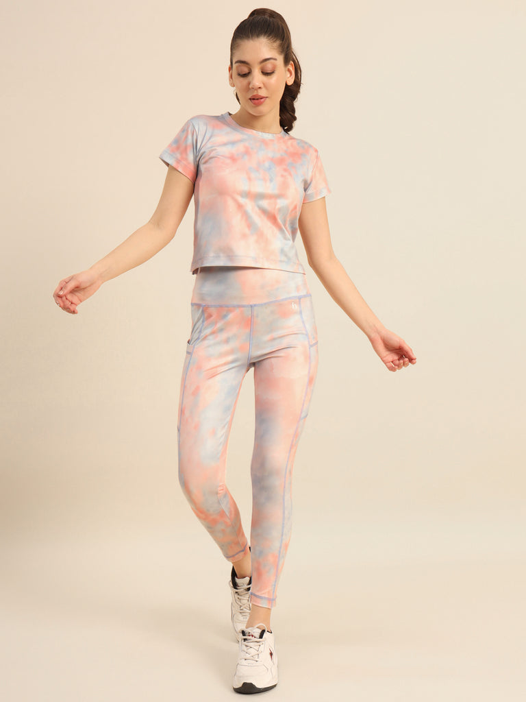 Groovy Yoga Girl Backprint Active Coords-ACTIVE CO-ORD-Bannoswagger
