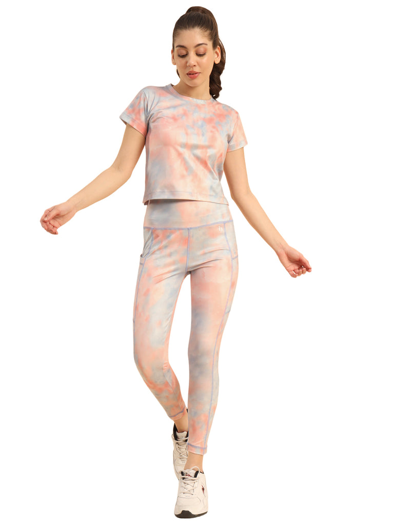 Groovy Yoga Girl Backprint Active Coords-ACTIVE CO-ORD-Bannoswagger