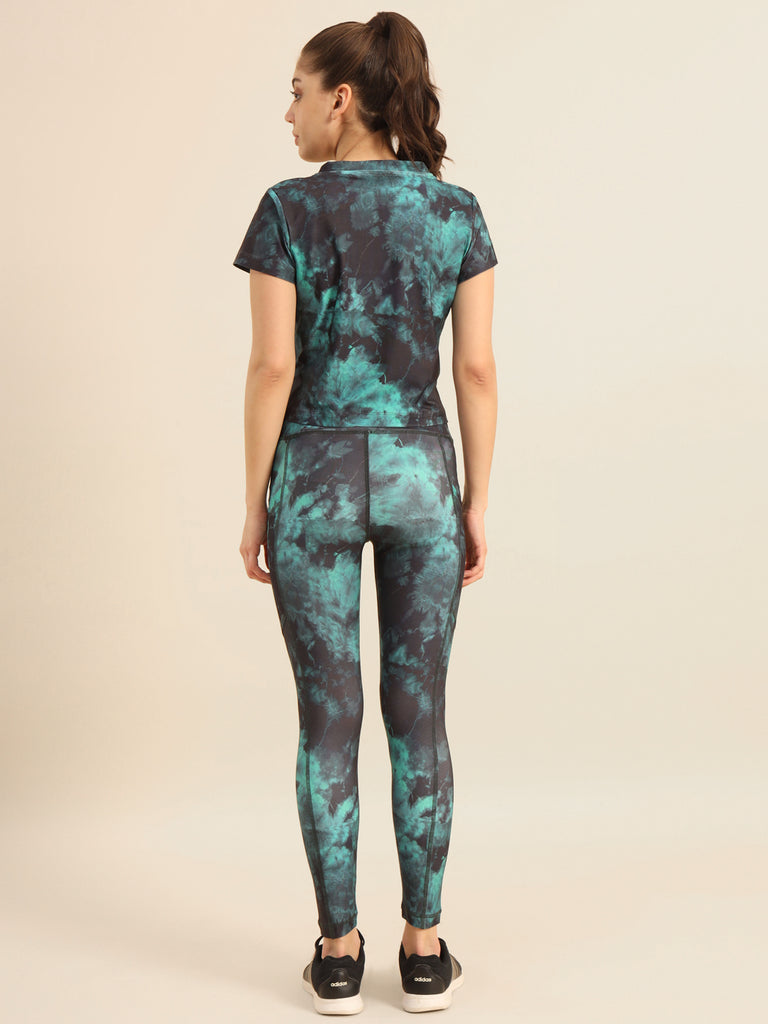 Smoky Black and Teal Active Coords-ACTIVE CO-ORD-Bannoswagger