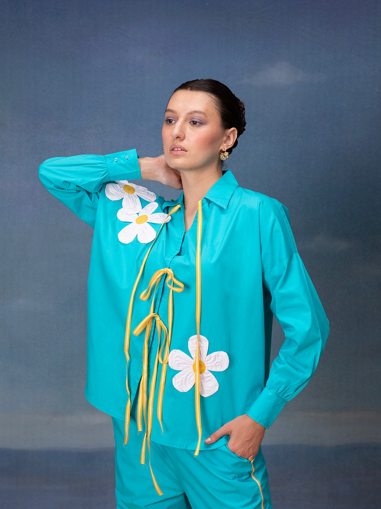 Blue Blossom Ensemble Coords-Poplin 2-Bannoswagger