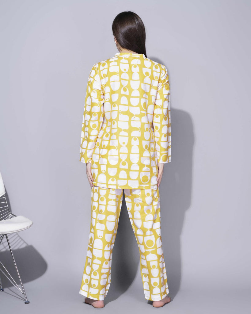 Muslin Coords- Citrusy Lemon Yellow-Muslin Lounge-Bannoswagger